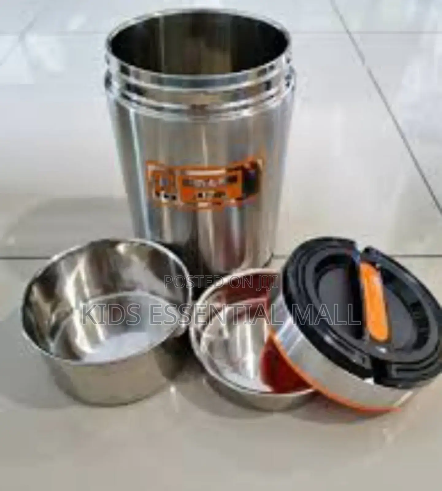 Food Flask With Two Bowls