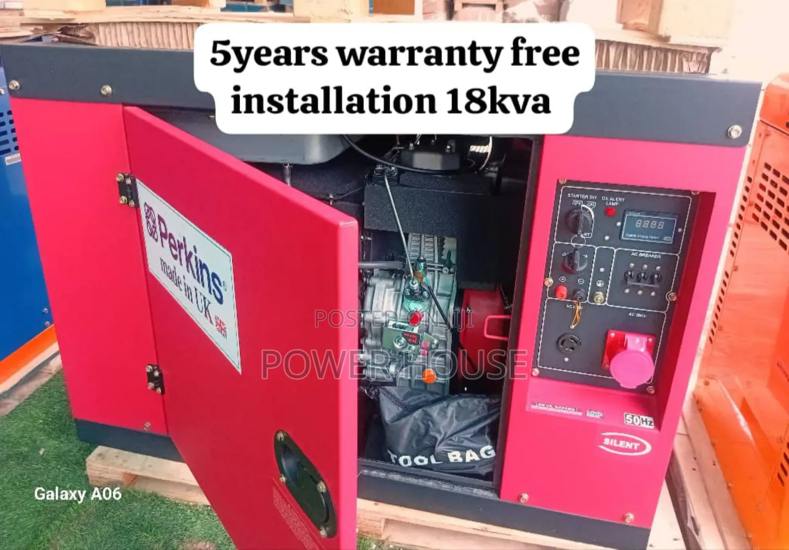 Extrovert Perkins 18kva Diesel Generator 18kva Perkins