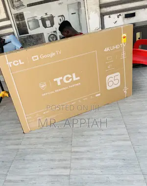 Original TCL 65 Inch Uhd Smart Television(Black).