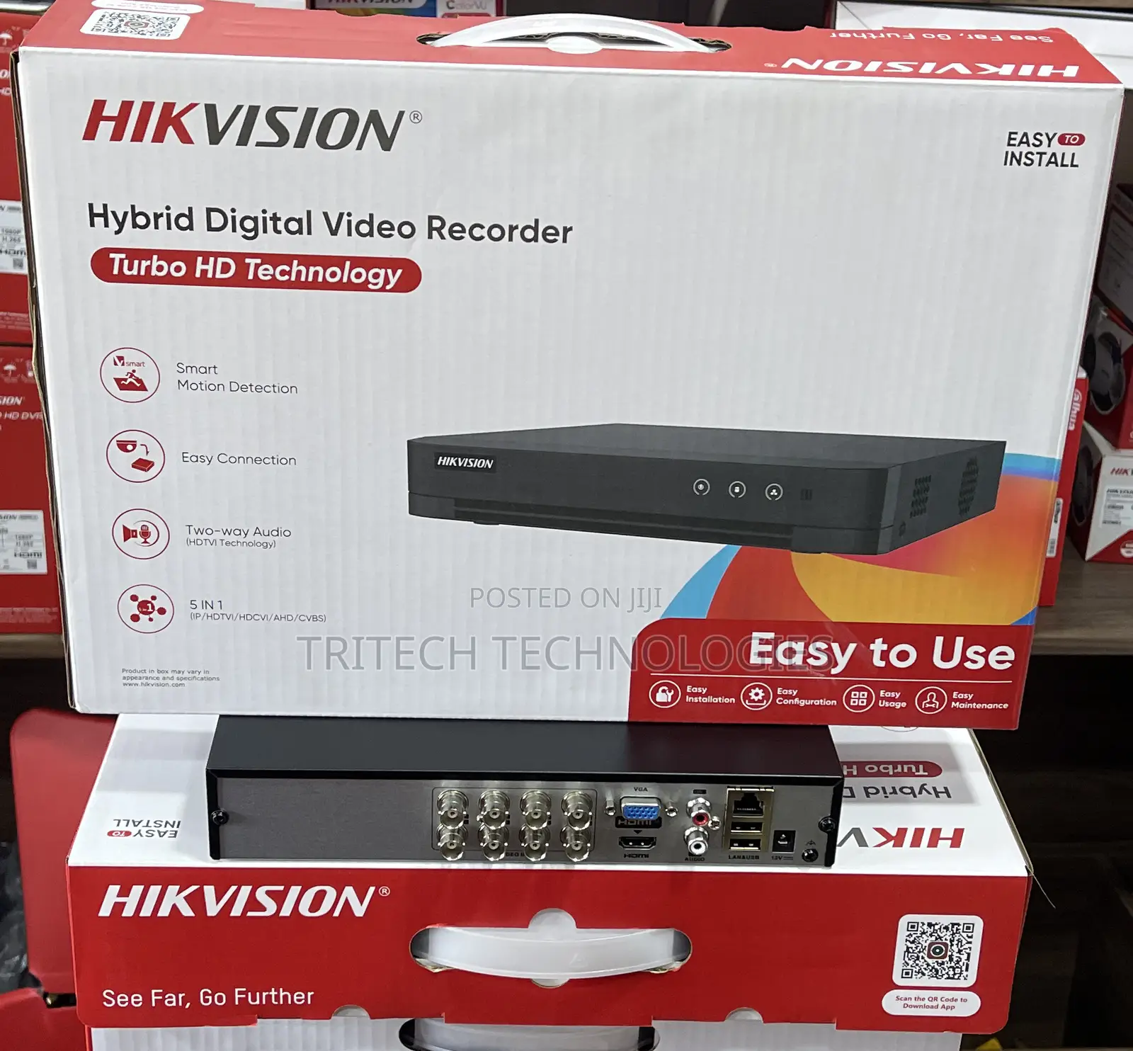 Hikvision DVR 8ch 2mp Ds-7208hghi-Mi/T Support Tway Audio