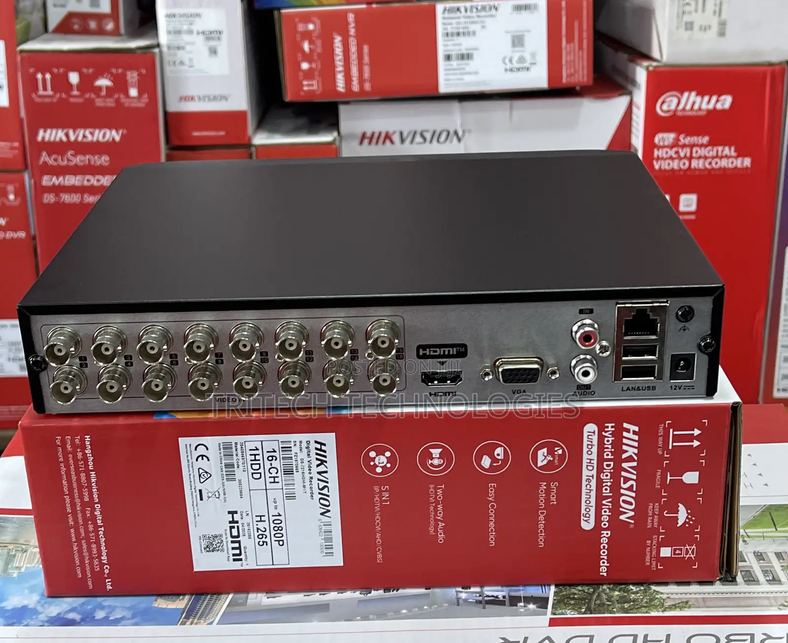Hikvision 16ch DVR Ds-7216hghi-Mi/T Support Two Way Audio