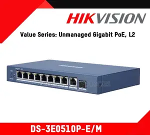 Hikvision 8port With SFP Unmanaged Poe Switch Ds-3e0510p