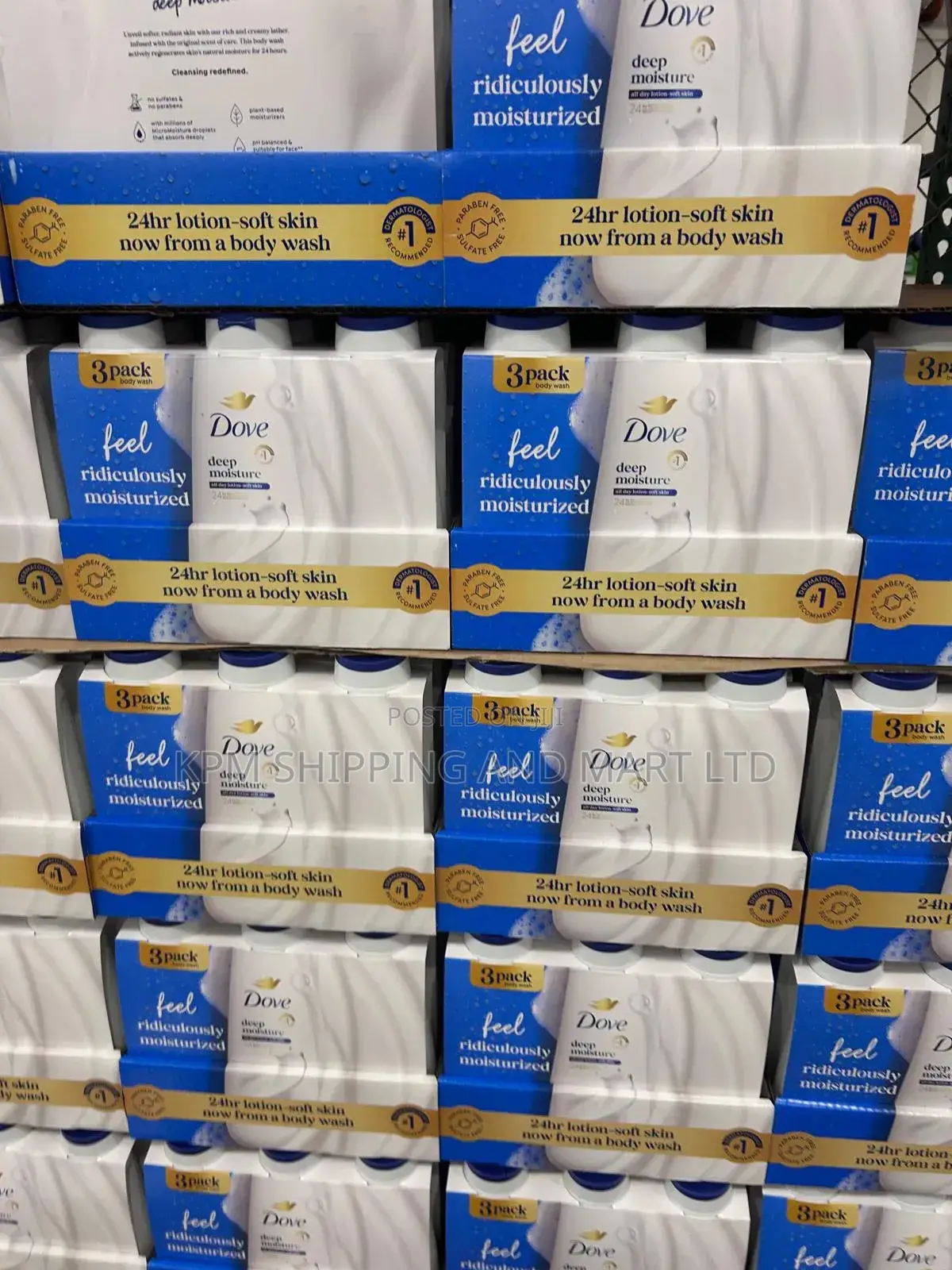Dove Body Wash( Pack 3 in 1)