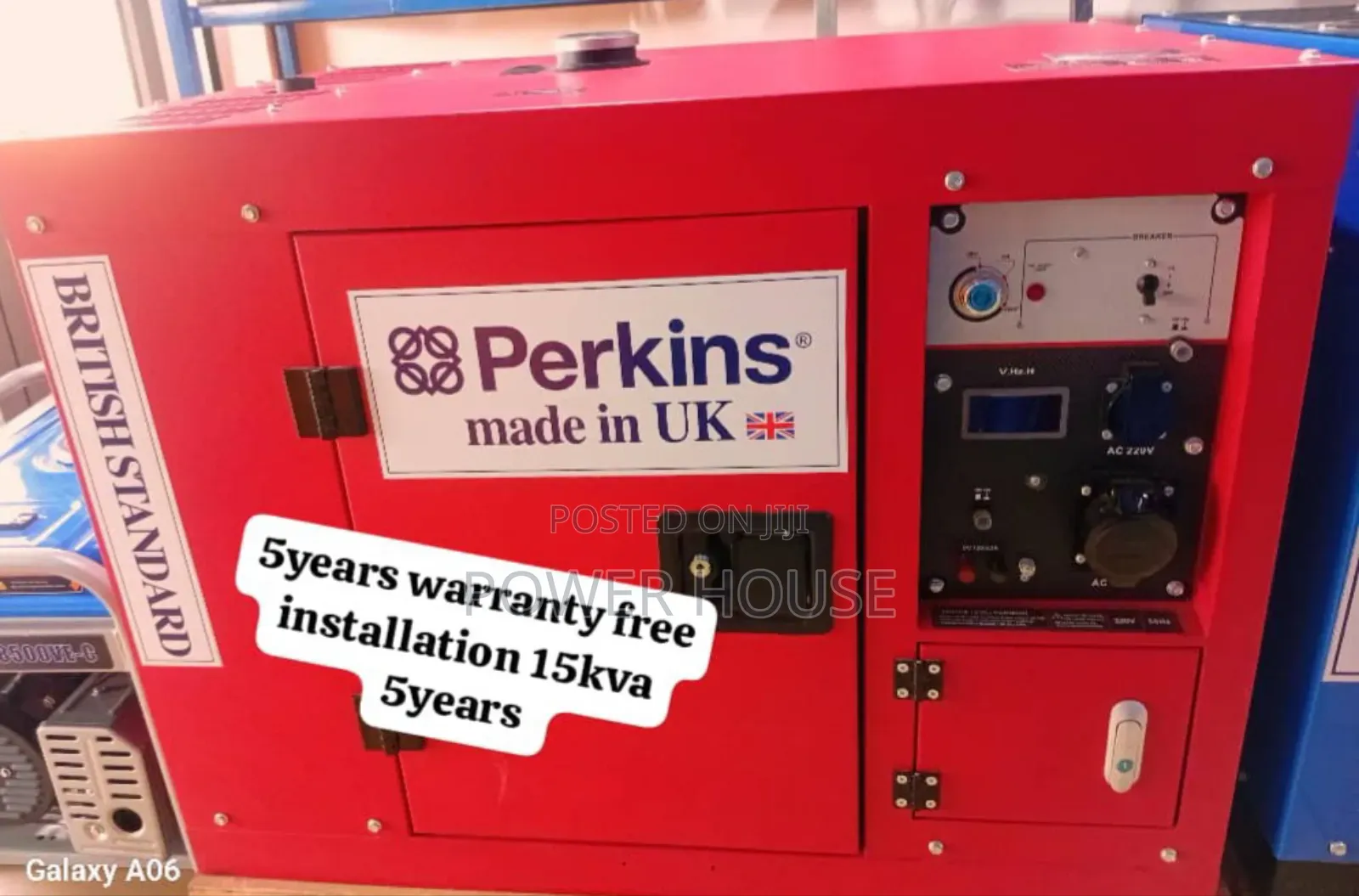 Flame Flux Perkins 18kva Diesel Generator Perkins 18kva