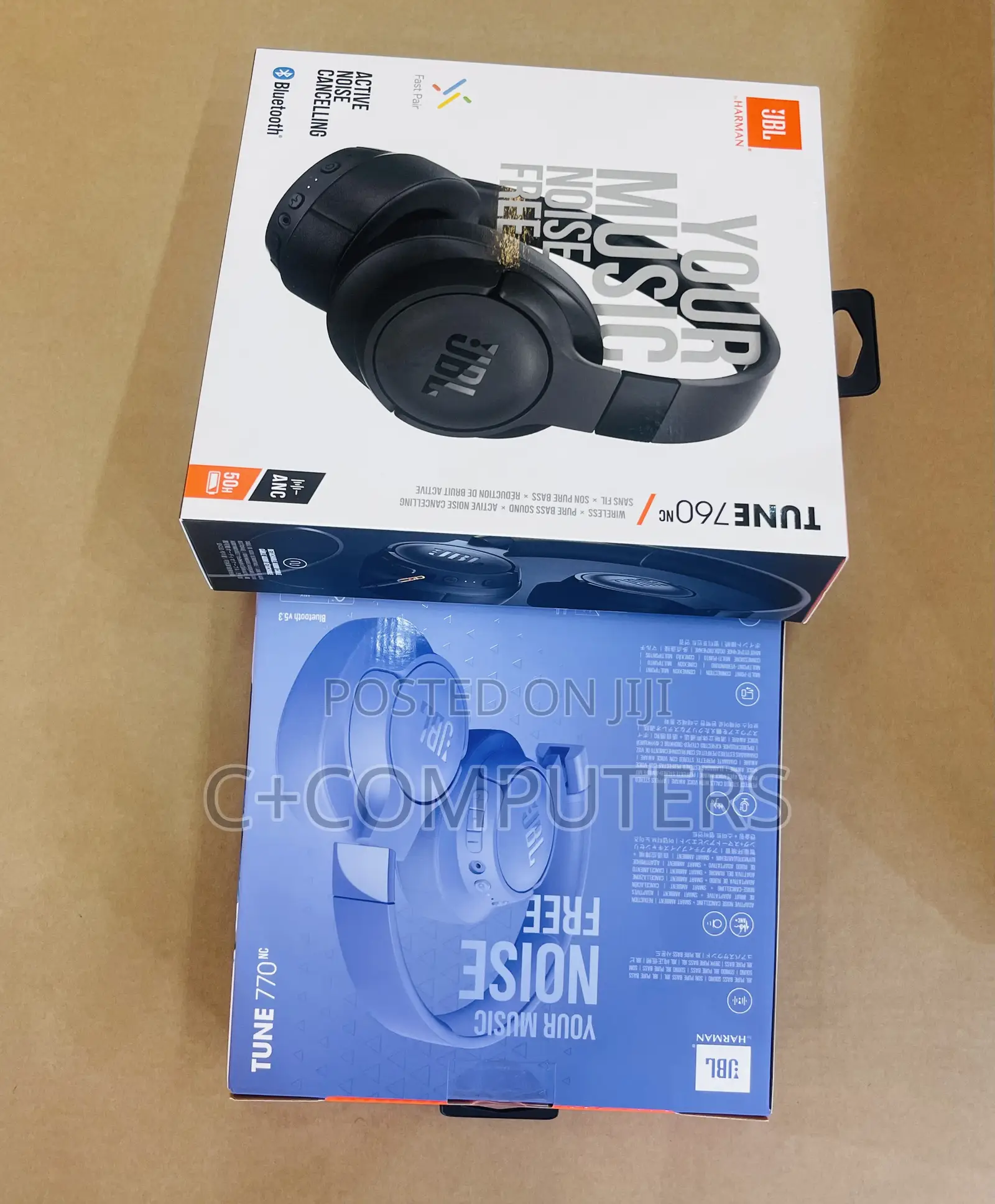 JBL Tune 770nc Wireless and Bluetooth Over-Ear Headphones