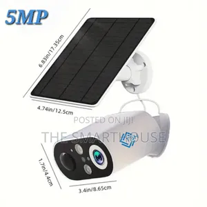 Smart Solar 5mp Bullet CCTV Camera