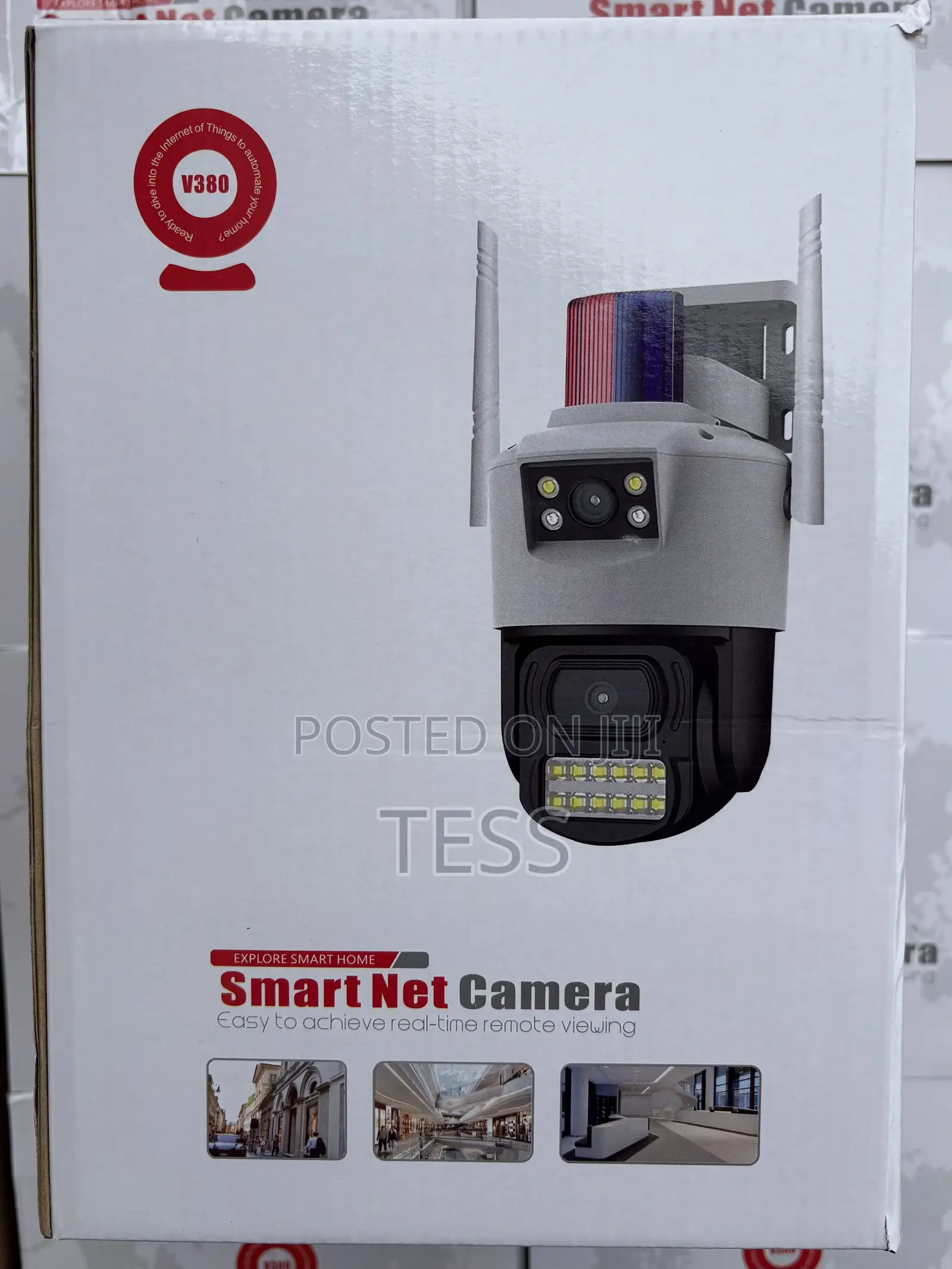Wifi PTZ Camera Dual 4mp 2 Way Talk and Motion Detector