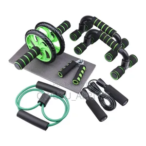 6in1 Ab Wheel Home Workout Roller Kits