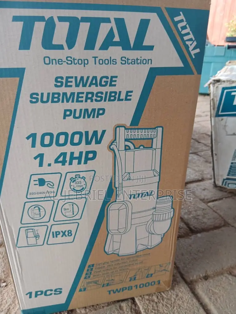 Total 1.4 Horse Power Sewage Pump