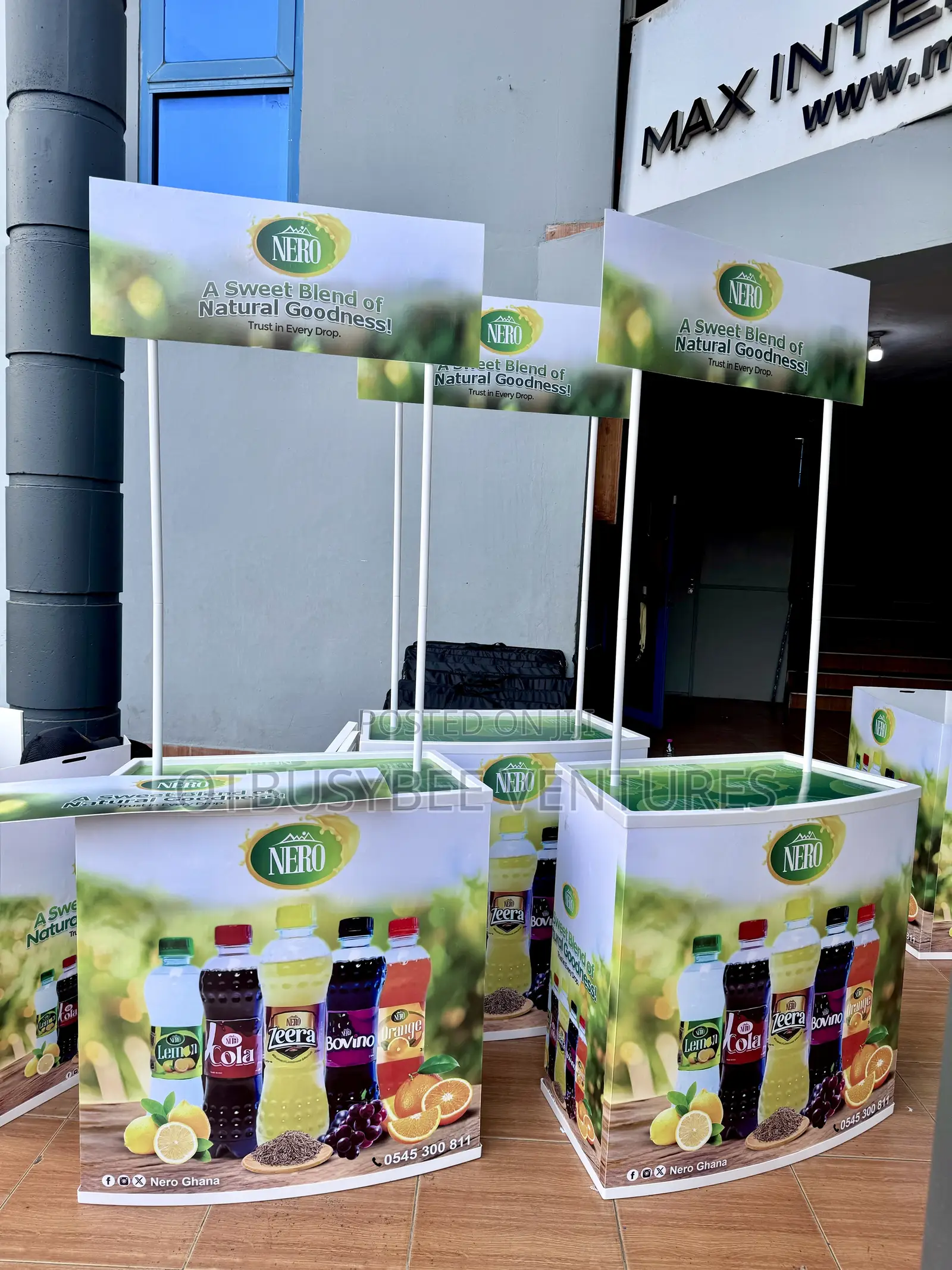 Branded Advertising Table