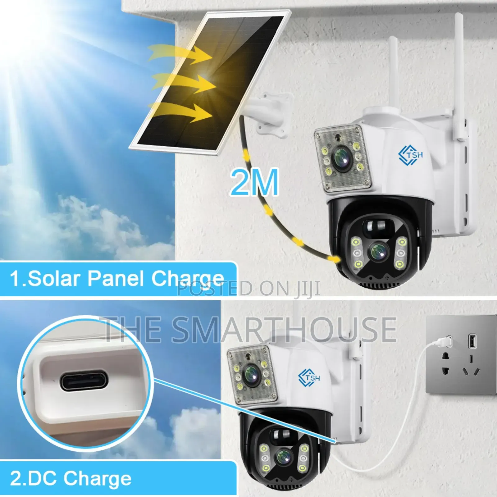 TSH- Solar 4g Dual CCTV Camera