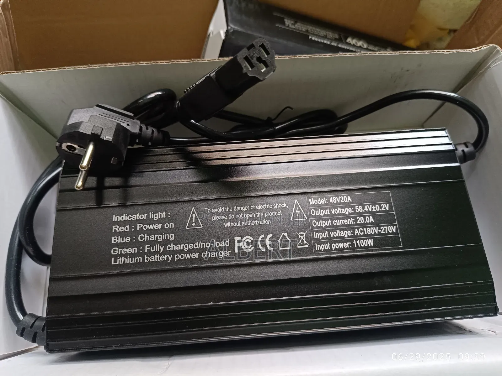 48v 20a Lithium Charger