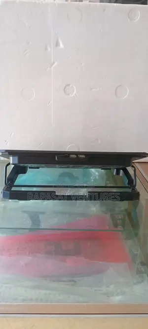 Laptop Stand Plastic (2 Big Fans, Adjustable)