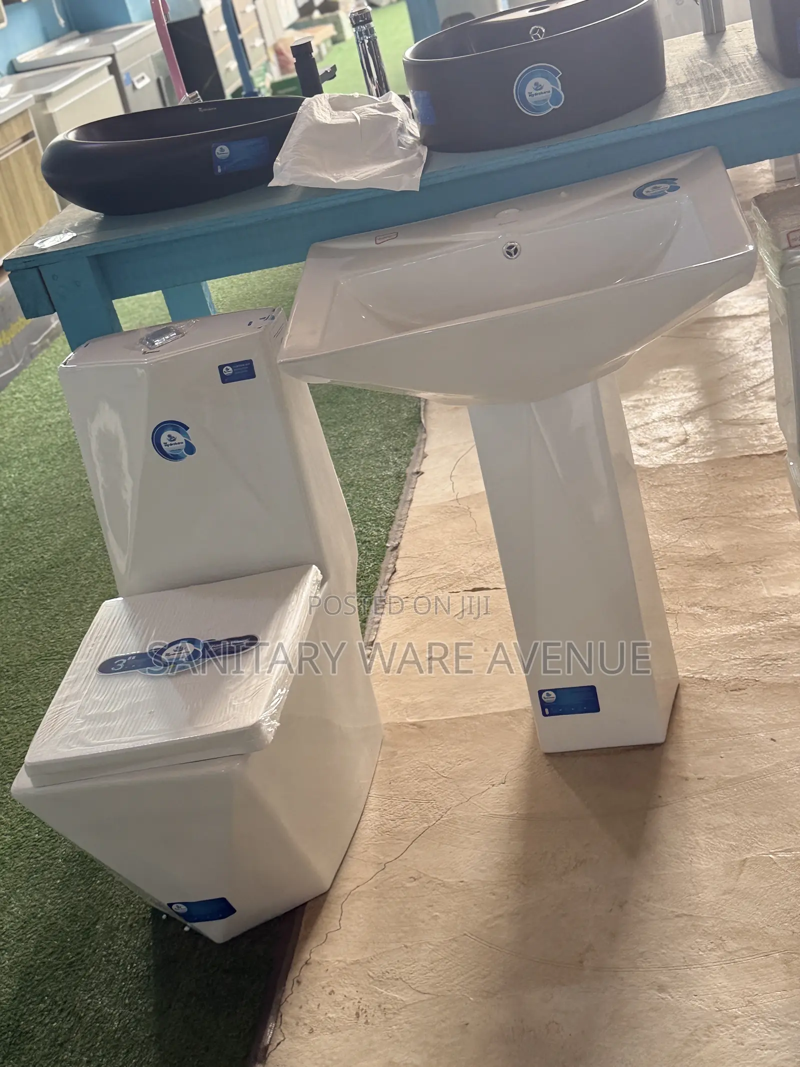 Water Closet _ Complete Diamond Basin + Toilet Seat