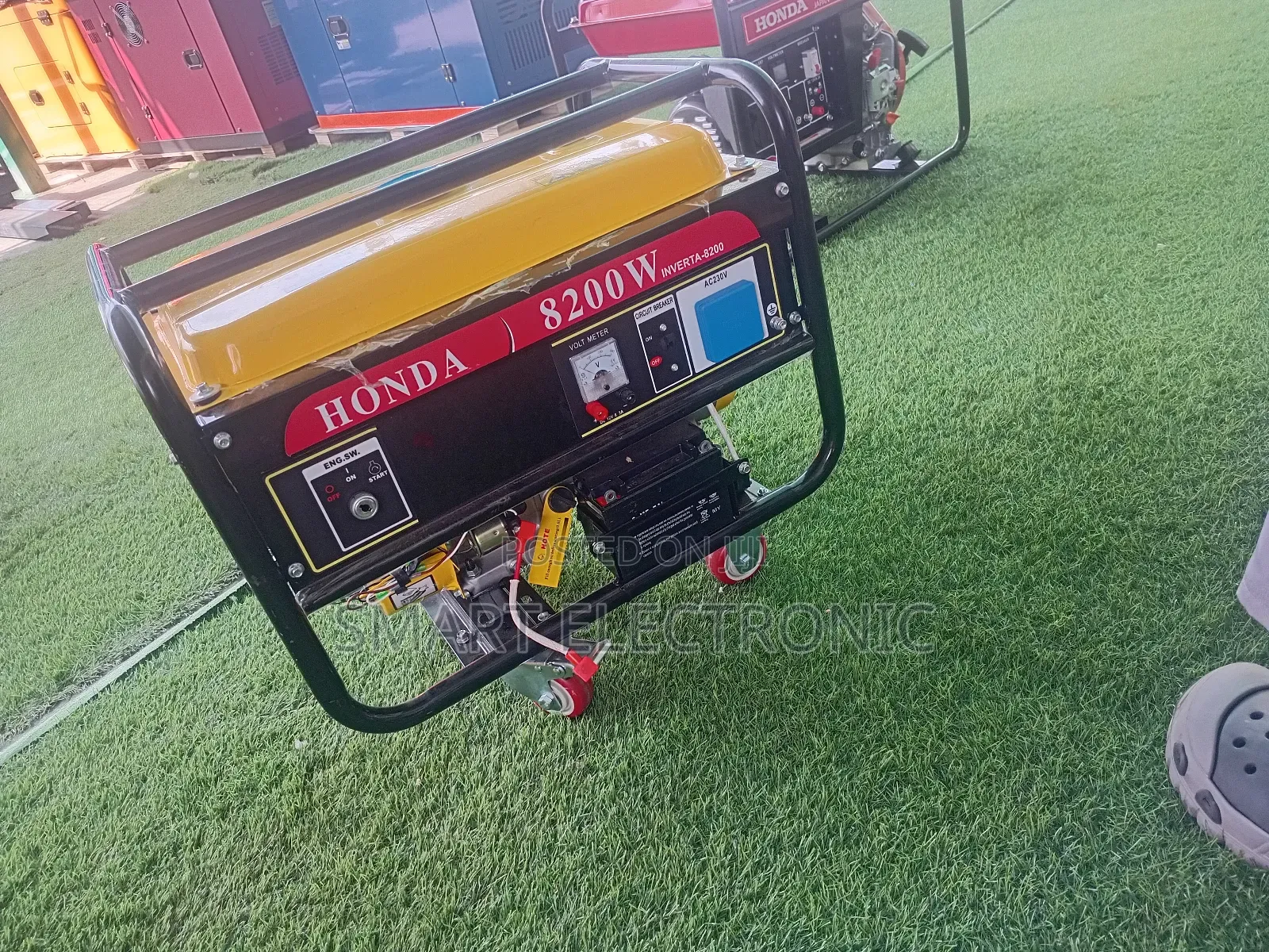 Honda Generator 8200w Yellow