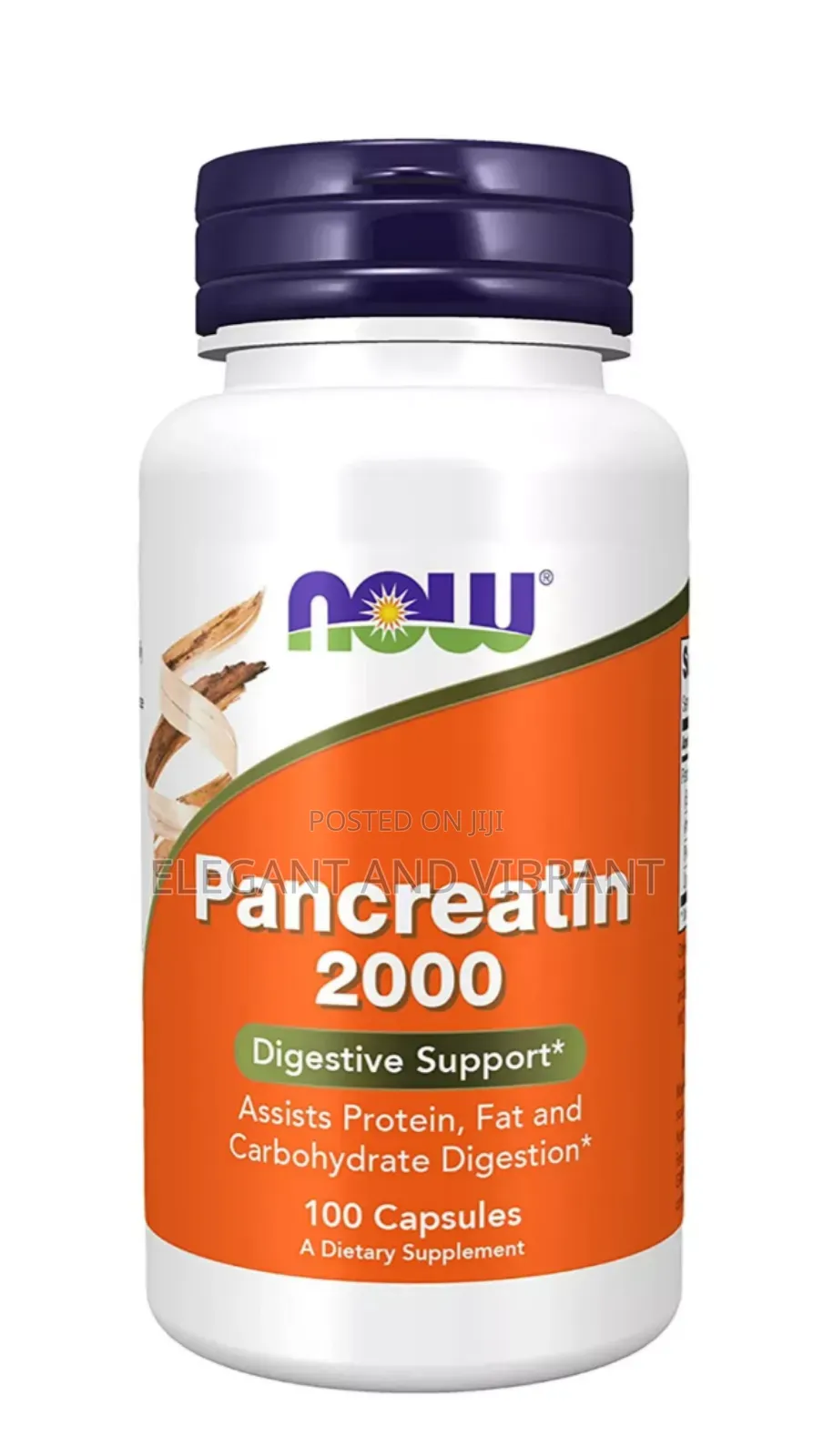 Now Foods Pancreatin 2000 100 Capsules