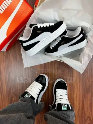 Puma Pleasures Suede Xl “ Noir / Blanche “