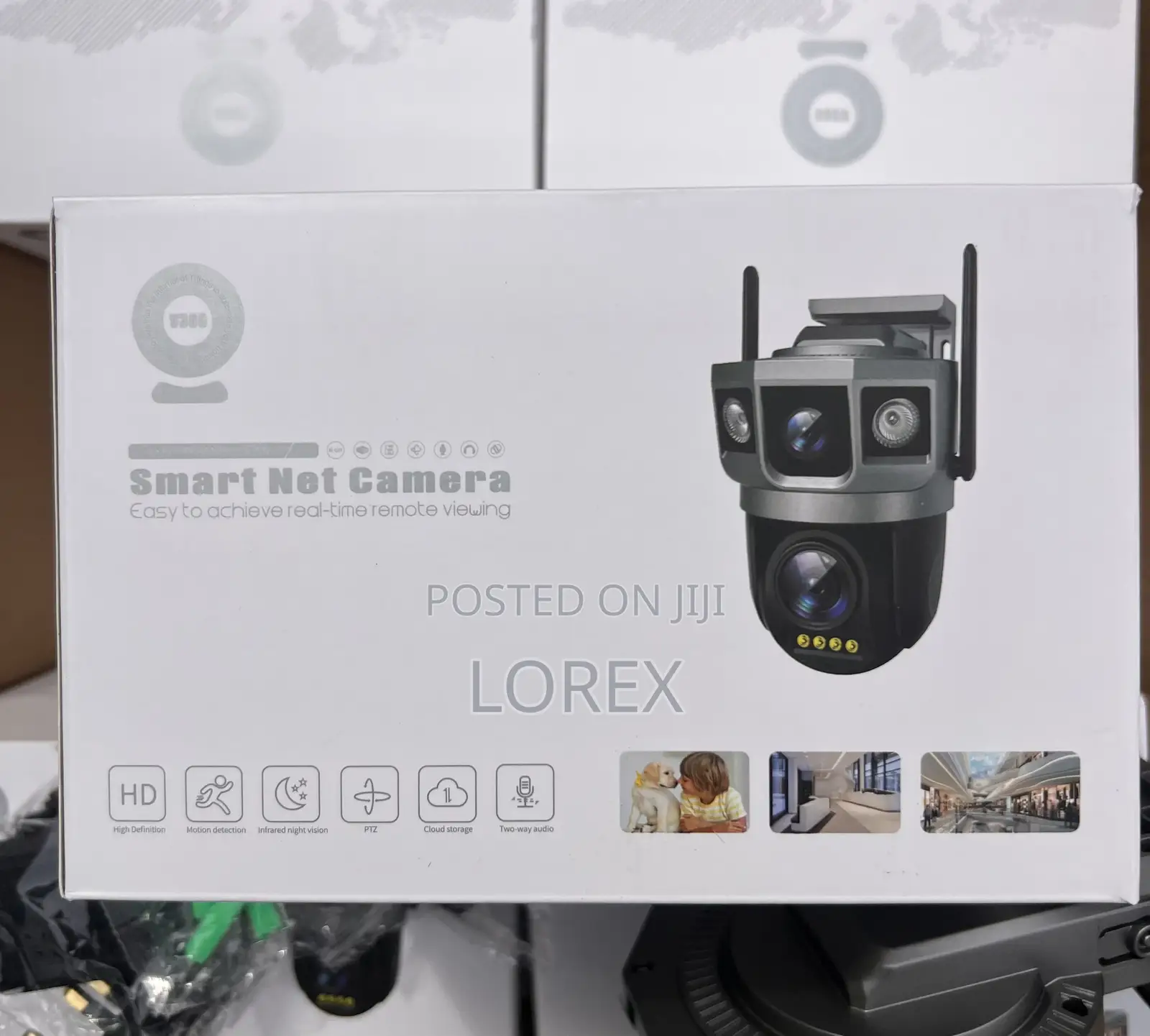 Wifi PTZ Dual Lens Camera With 2way Talk V380 Pro