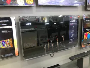 Glossy Black TCL 55 Uhd Android Television