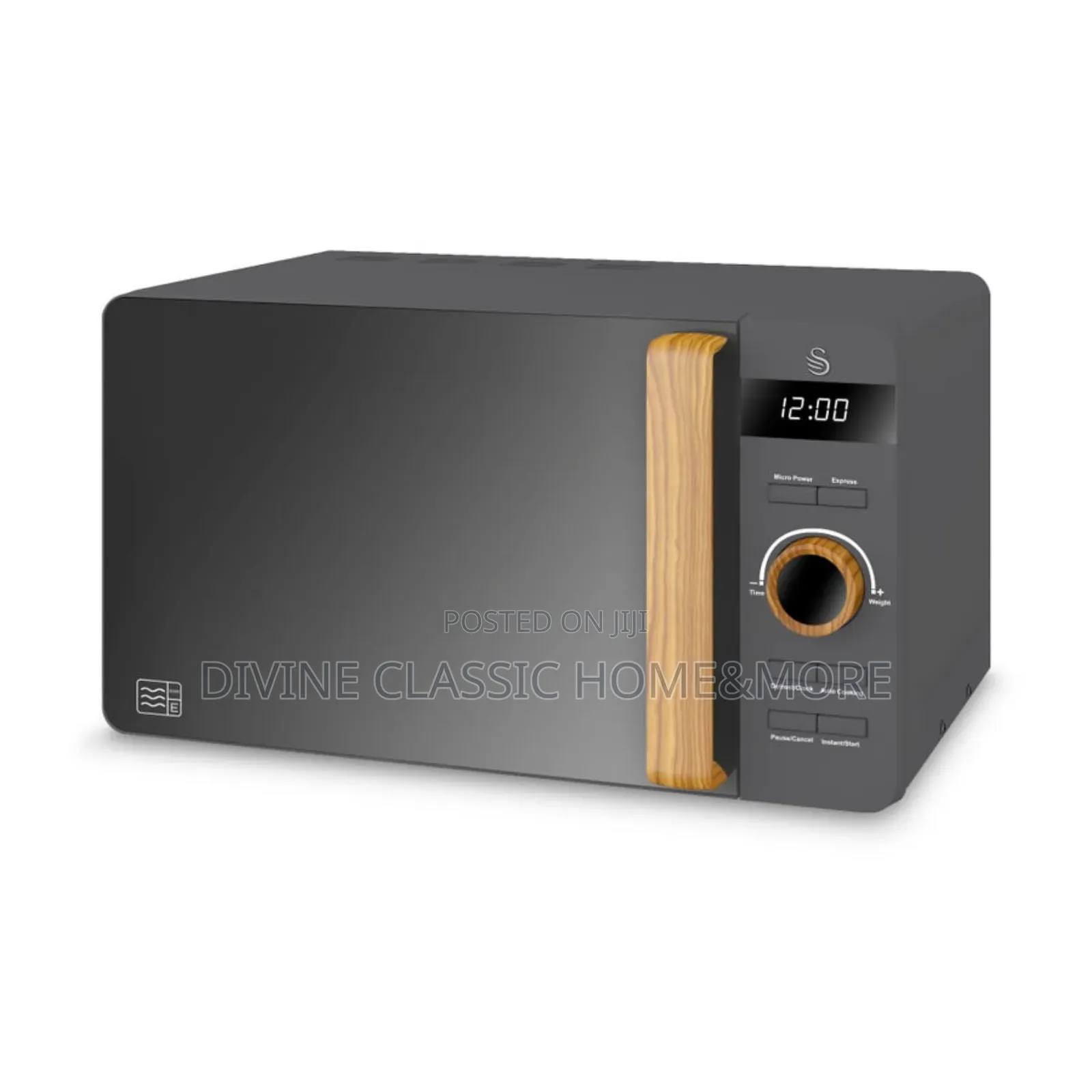20lit Swan Nordic Led Digital Microwave 800w