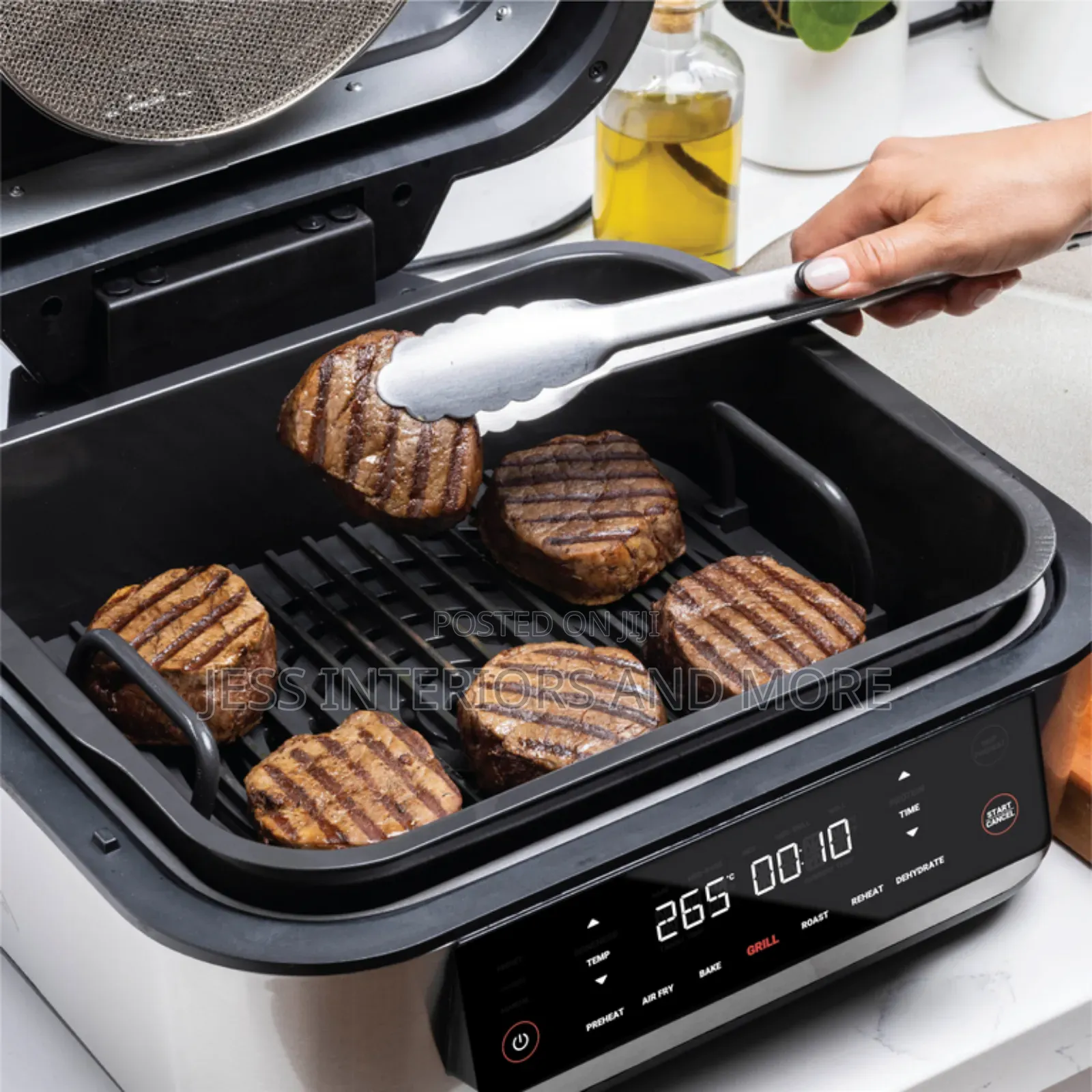 Nutricook Smart Indoor Grill and Air Fryer Xl, 8.5l
