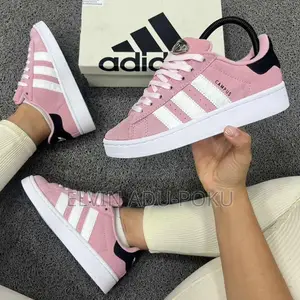 Adidas Campus Clear Pink & White