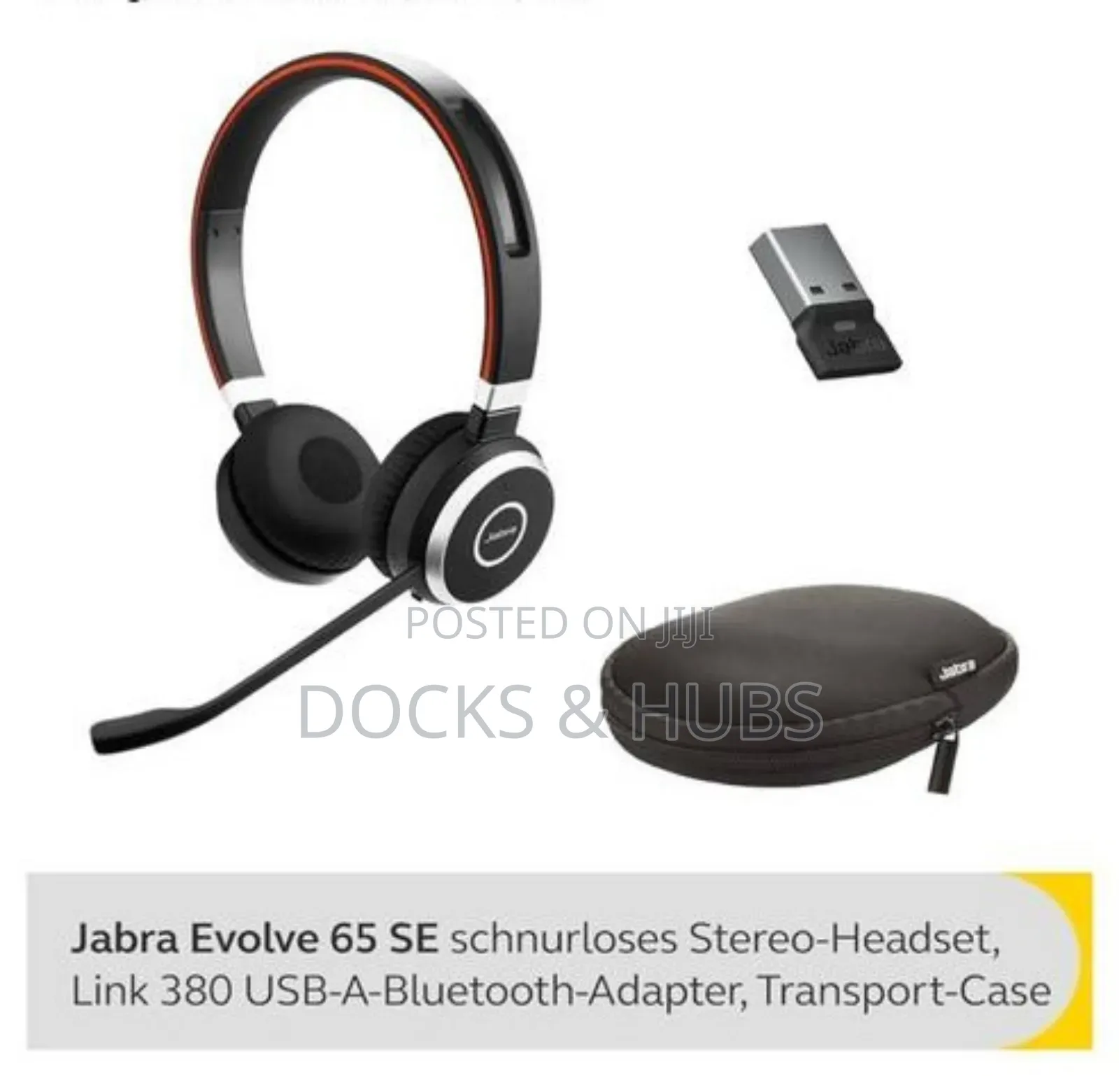 Jabra Evolve 65 Se Uc Wireless Stereo Headset