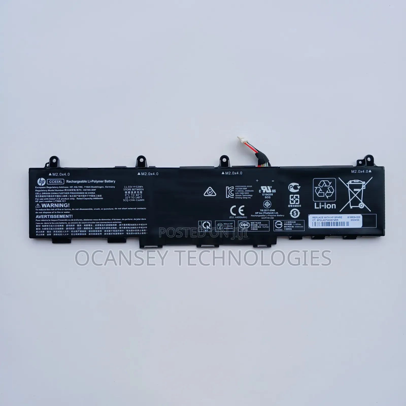 Original Hp Cc03xl Laptop Battery