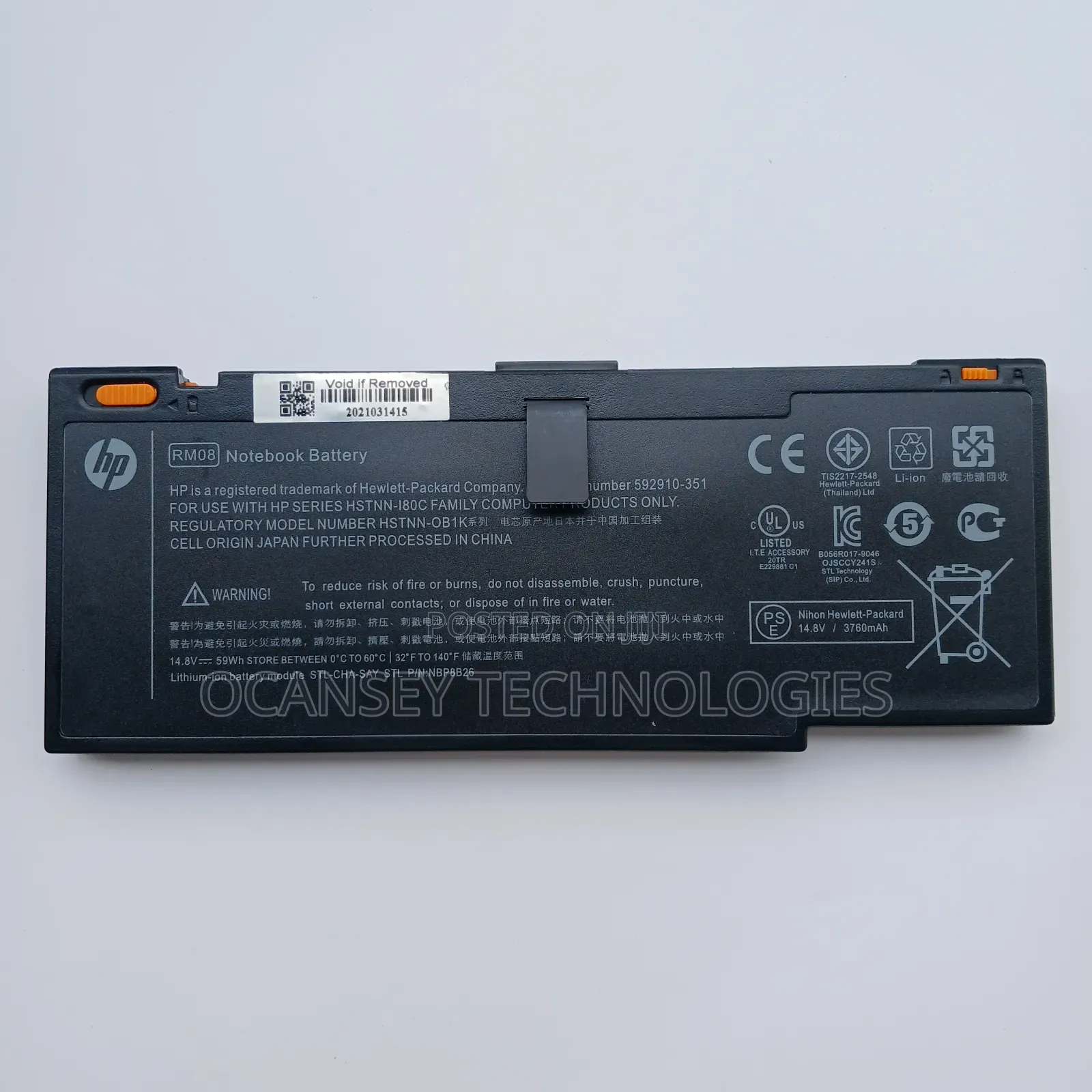Original Hp Rm08 Laptop Battery