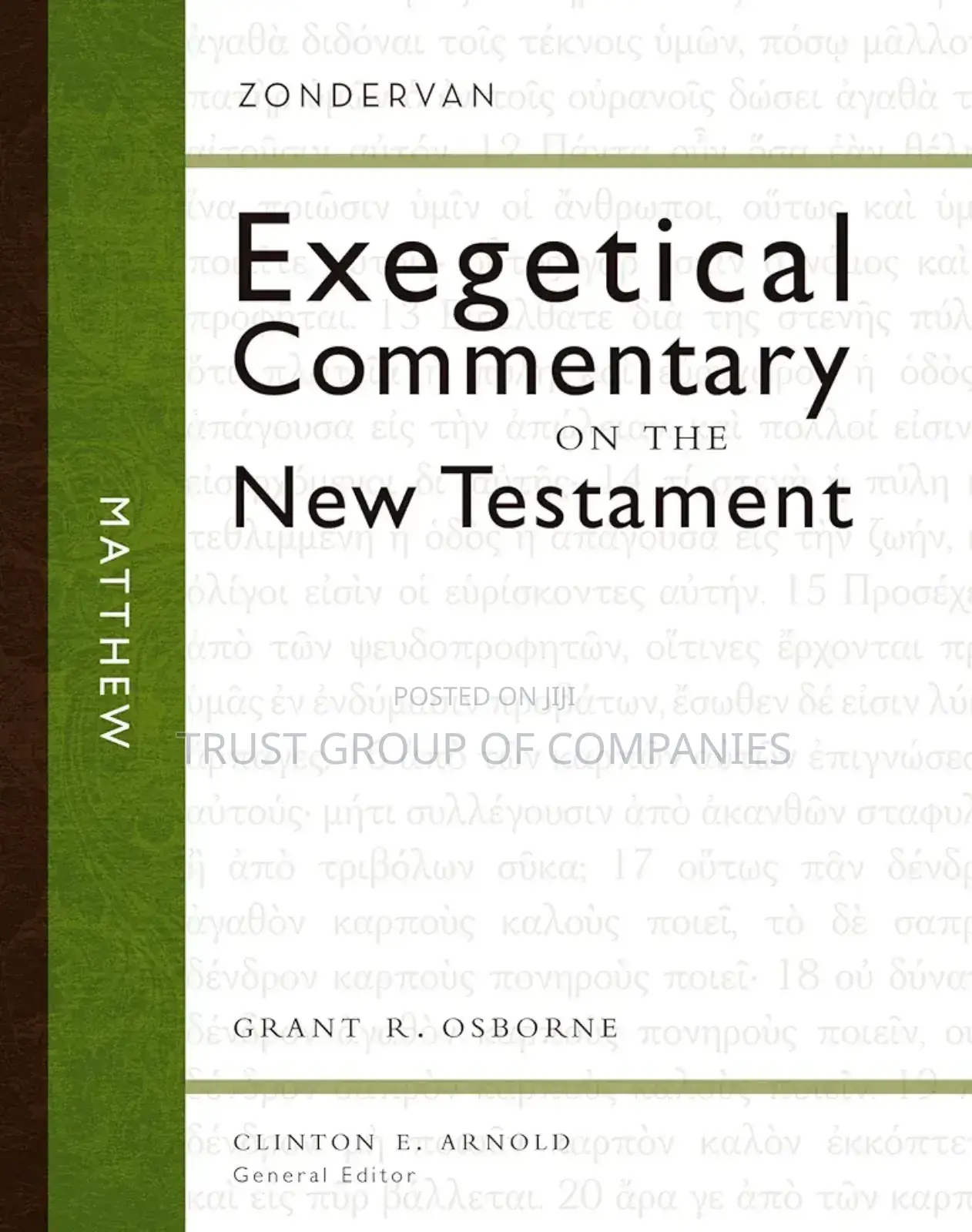 Exegetical Commentary on the New Testament, Matthew