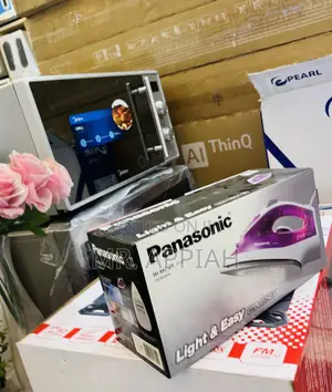 Energy Sufficient Panasonic Electric Steam Iron(Pink/White)