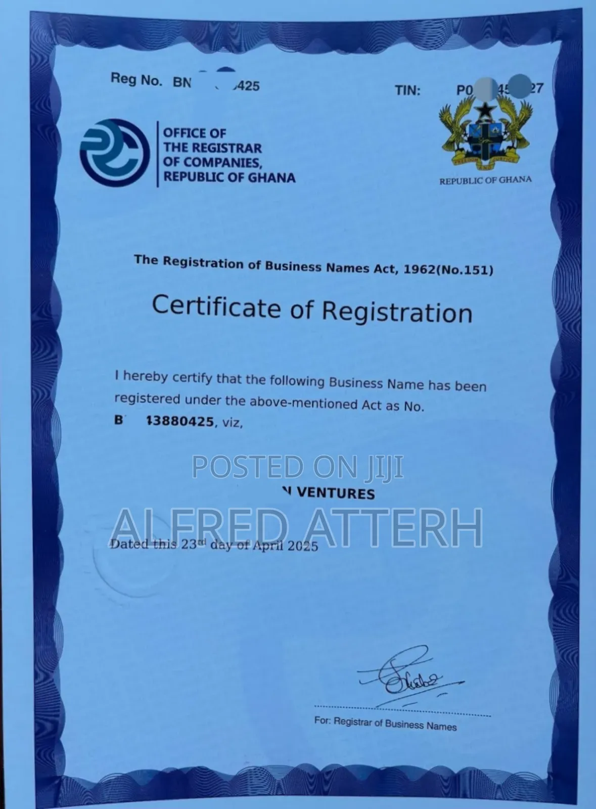 Business Registration