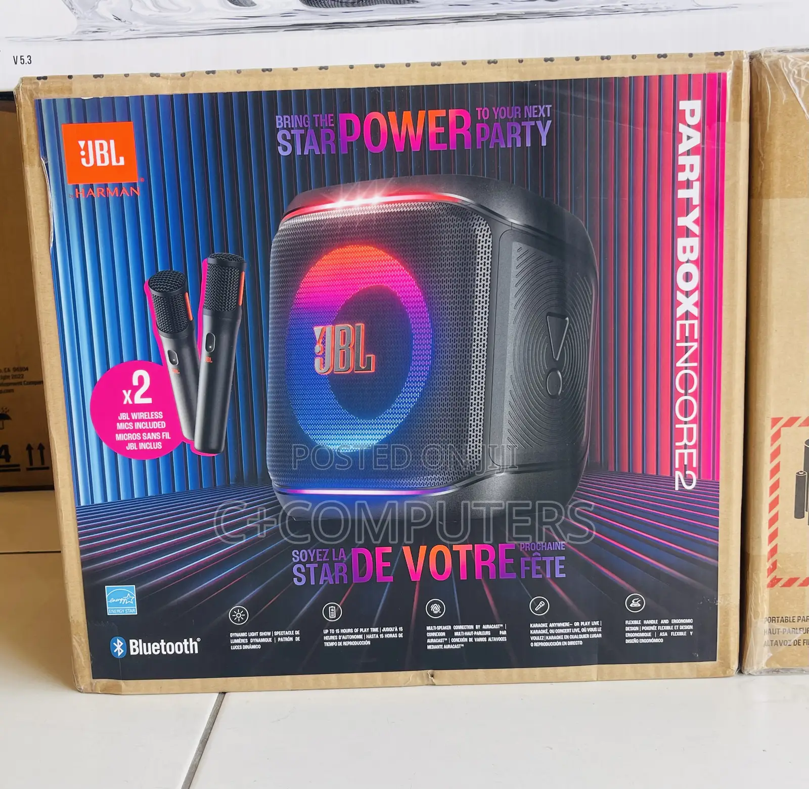 JBL Partybox Encore 2 ( Microphones Included )