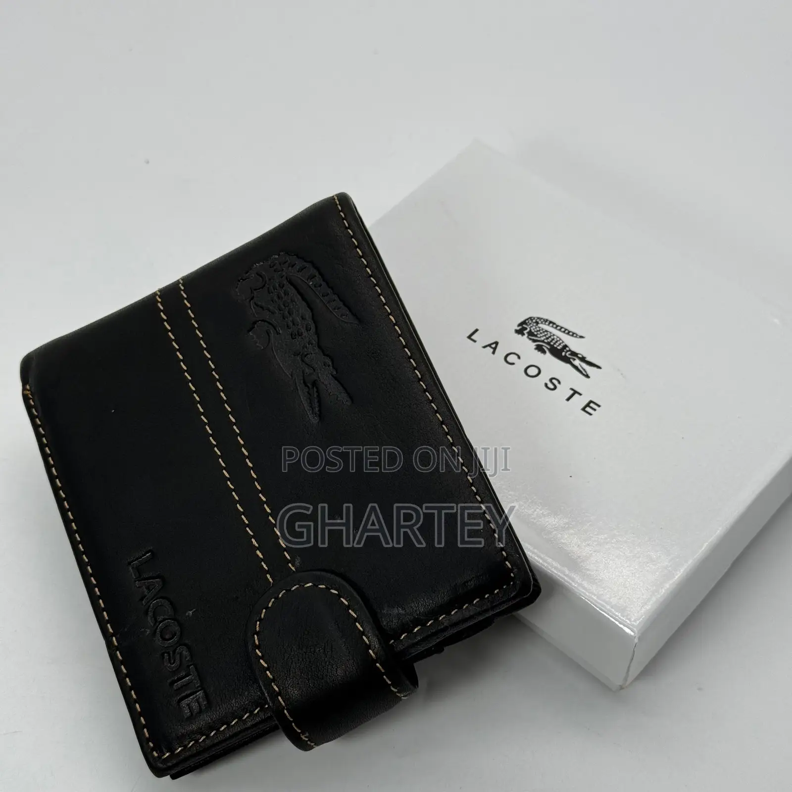 Lacoste Quality Leather Pocket Wallet - Brown,Coffee Black