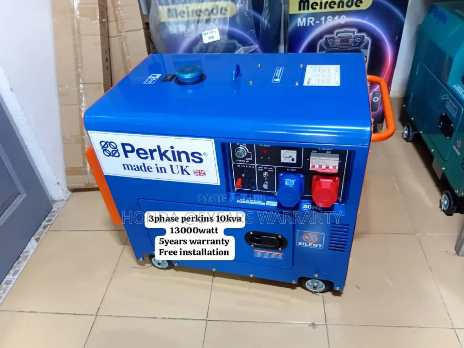 Energy Savvy 3phase 10kva Perkins Generator 13000watt 10kva