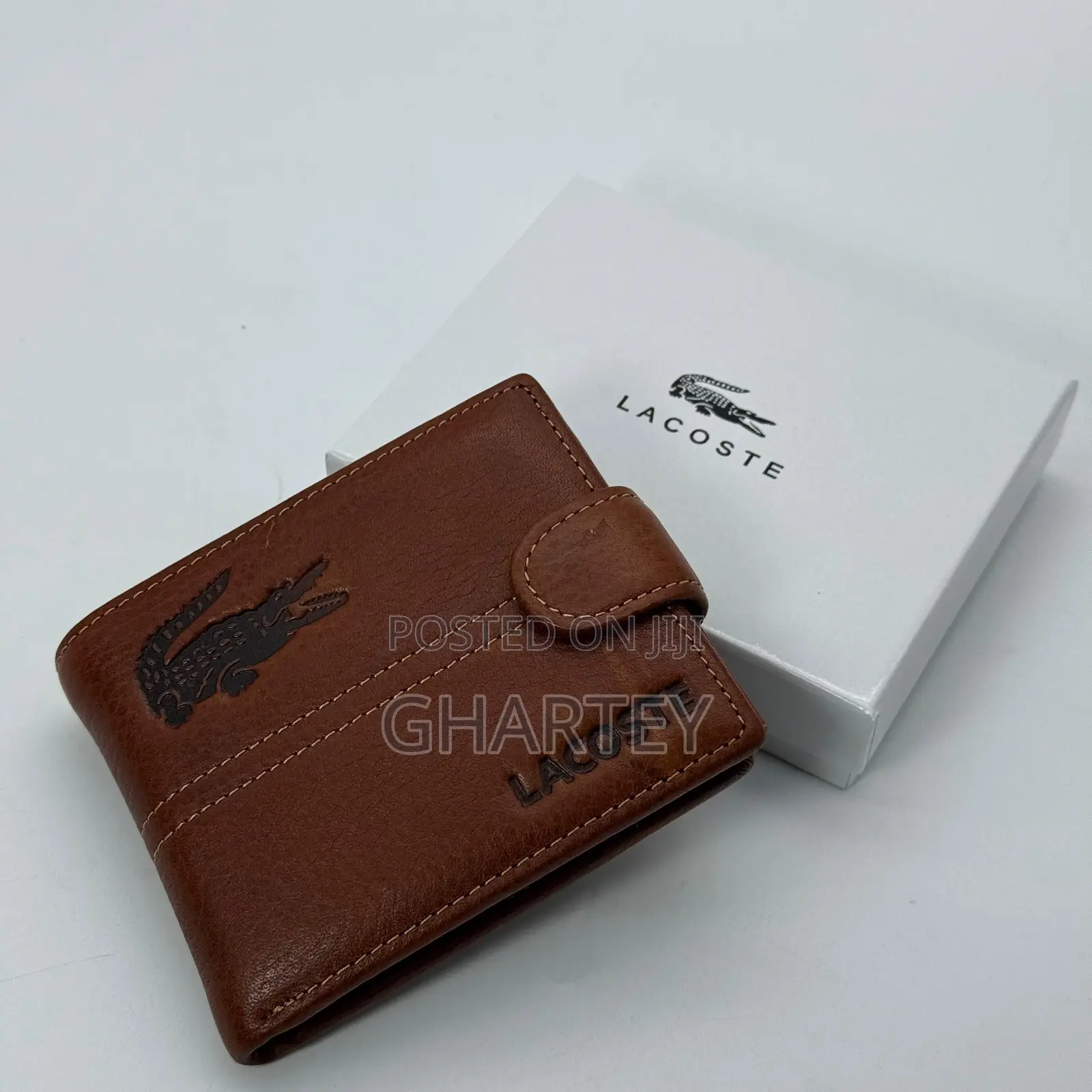 Lacoste Quality Leather Pocket Wallet - Brown,Coffee Black