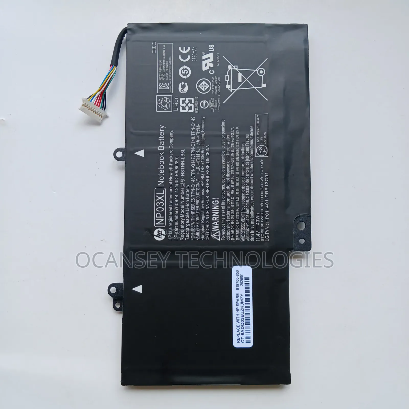 Original Hp Np03xl Laptop Battery