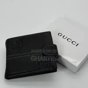 Gucci Men’S Leather Pocket Watch - Brown Black