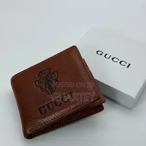 Gucci Men’S Leather Pocket Watch - Brown Black