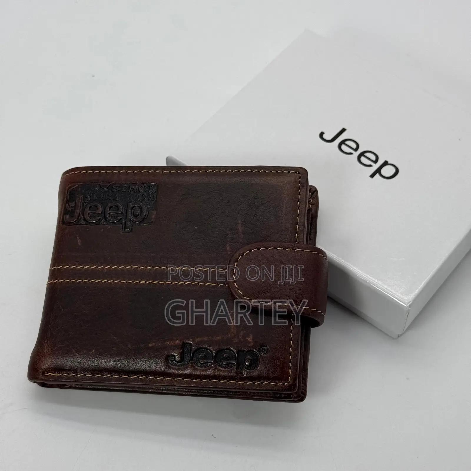 Jeep Men’S Pocket Wallet - Coffee Brown