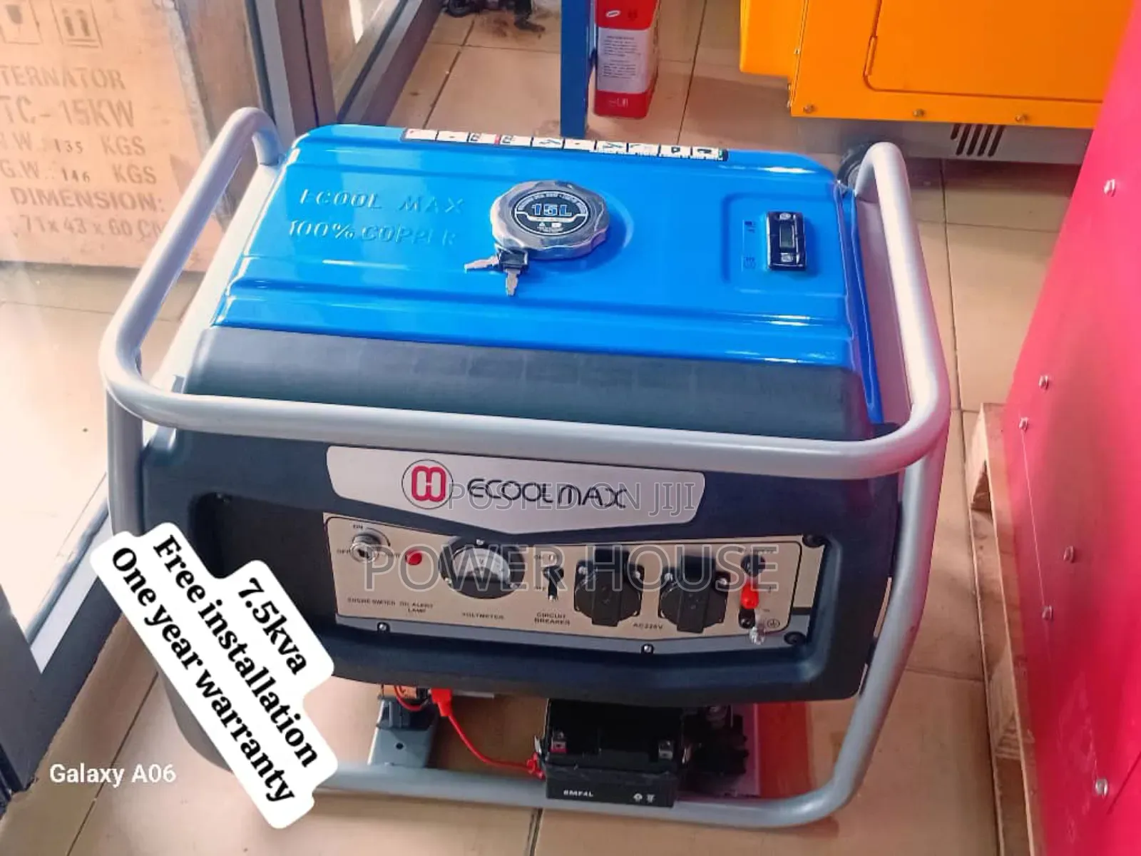 Elite Legacy 7.5kva Petrol Generator 7.5kva 8500watts