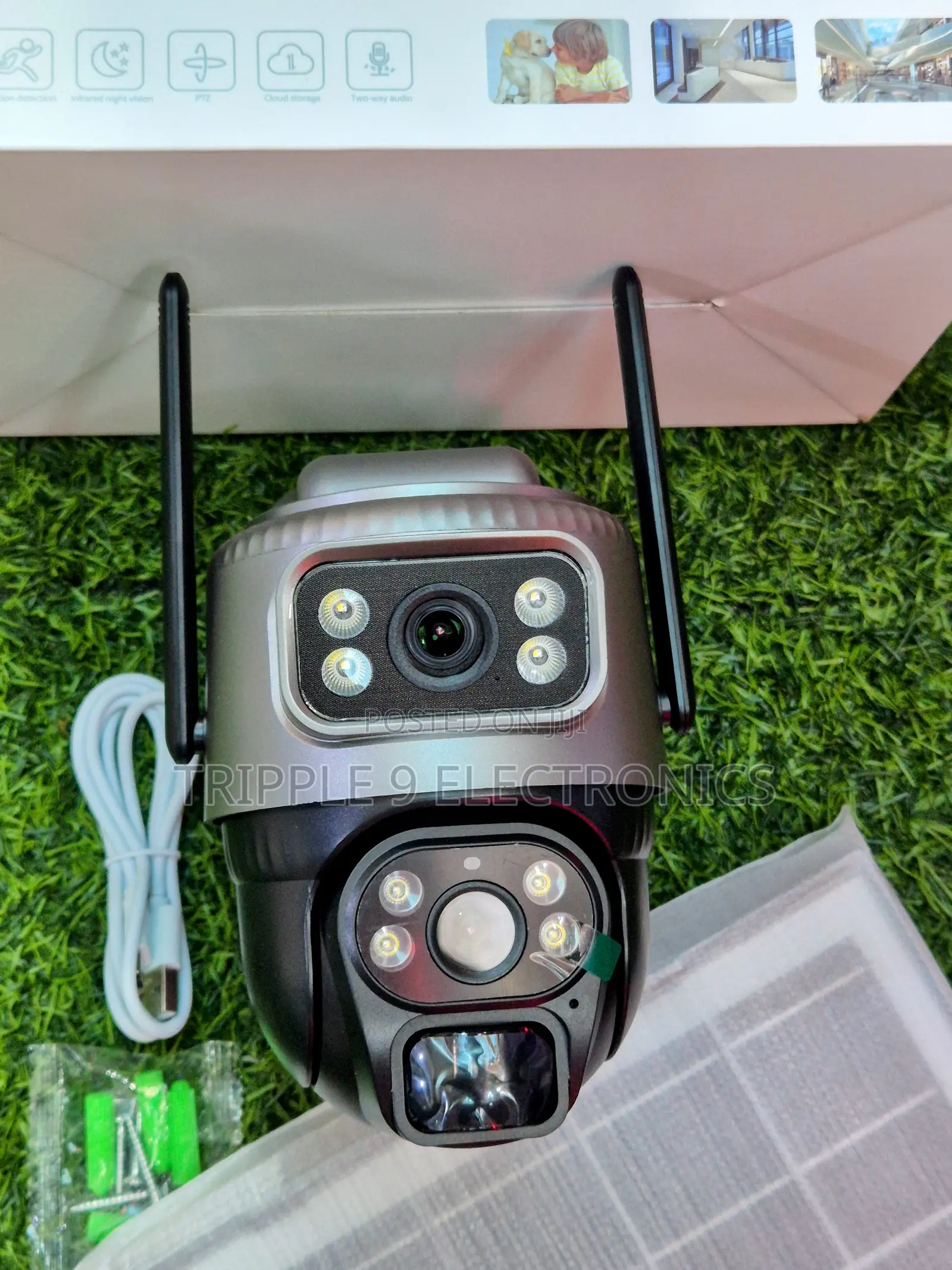 4g Full Hd Smart Solar CCTV Camera (Dual Lens)