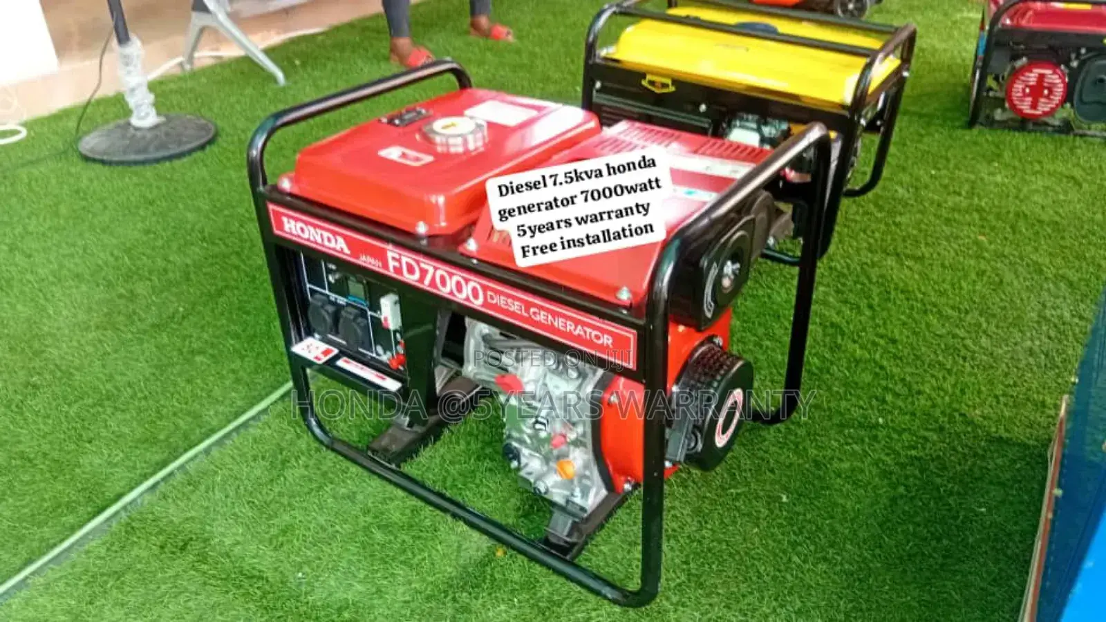 Energy Wise Solutions Honda 7.5kva 7000watt Diesel Generator