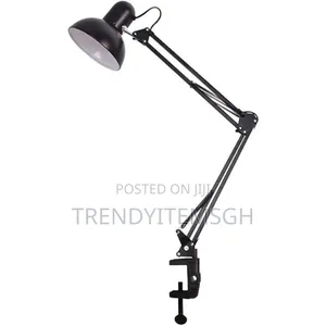 Adjustable Swing Arm Desk Study Lamp With Clamp