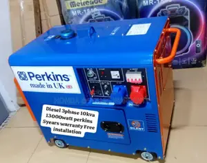 Energy Vitality 3phase Perkins 10kva 13000watt Generator