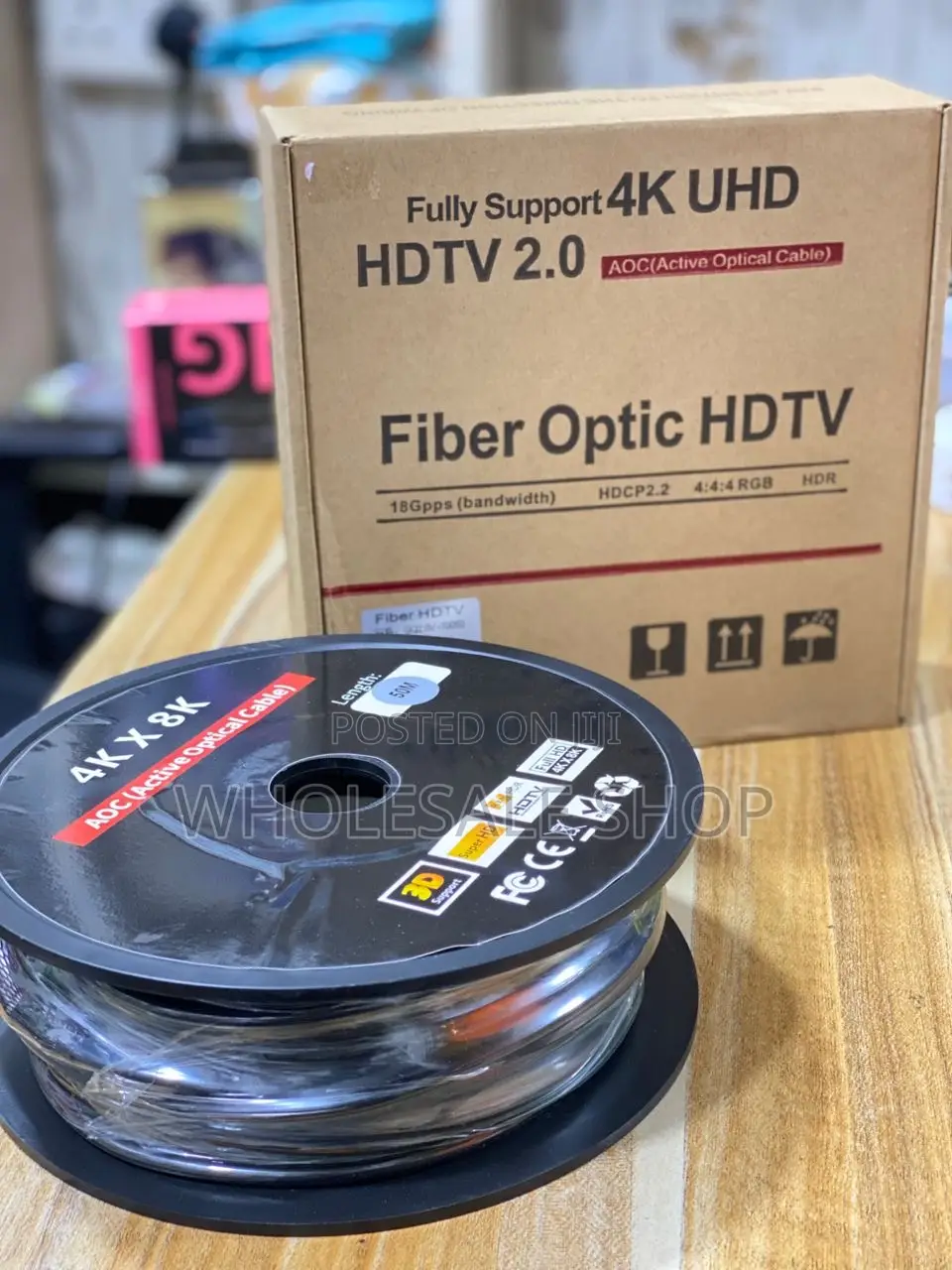 Fiber Optic HDTV/HDTV 2.0 Aoc(Active Optical Cable)