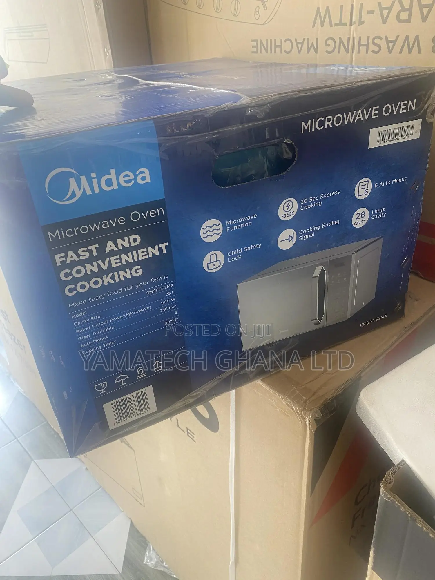 Midea 28 Litre Microwave Oven With Digital Led Screen