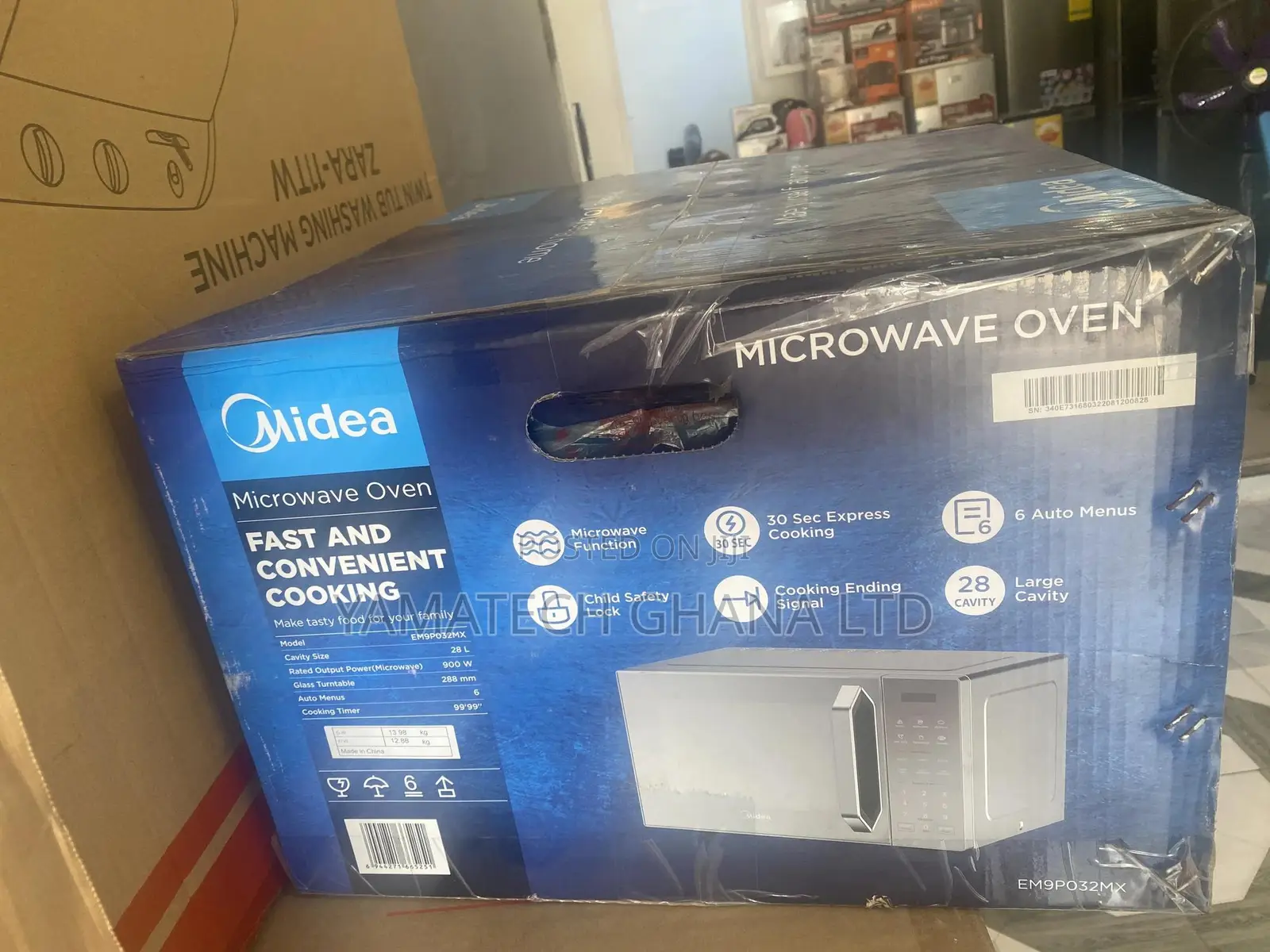 Midea 28 Litre Microwave Oven With Digital Led Screen
