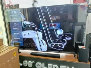 Q-Led 98 Inch TCL Smart Google Television Box