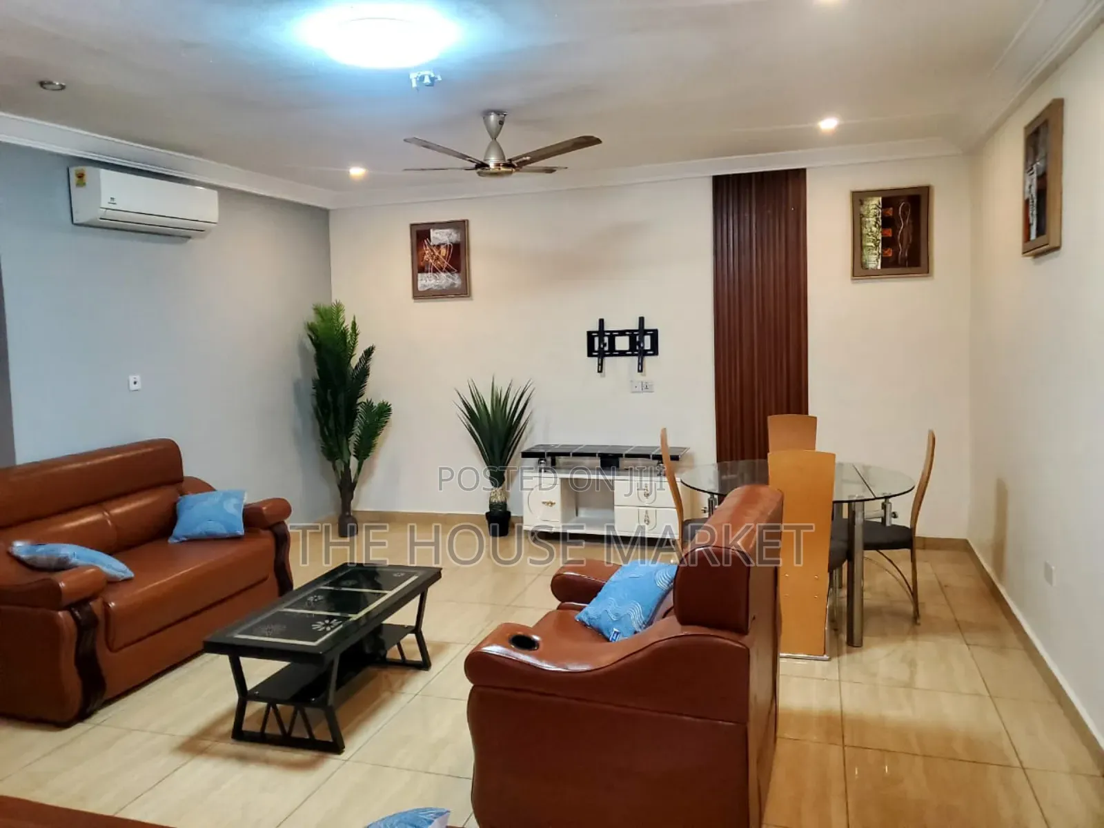 Furnished 2bdrm Block of Flats in Tamso, Tarkwa Nsuaem for rent